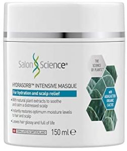 Salon Science Hydrasorb Intensive Scalp Moisture Mask with Aquacacteen for A Dry, Itchy Scalp